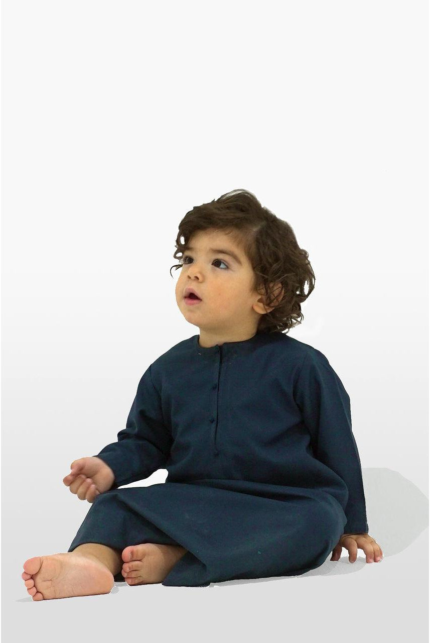 Winter Collection: Kandora - Navy Blue