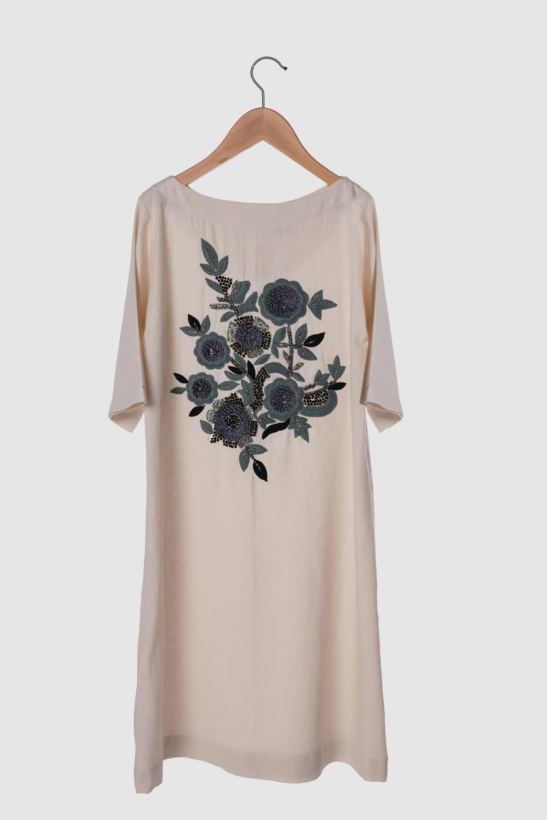 Luxe Kaftan Floral - Ivory Dreams