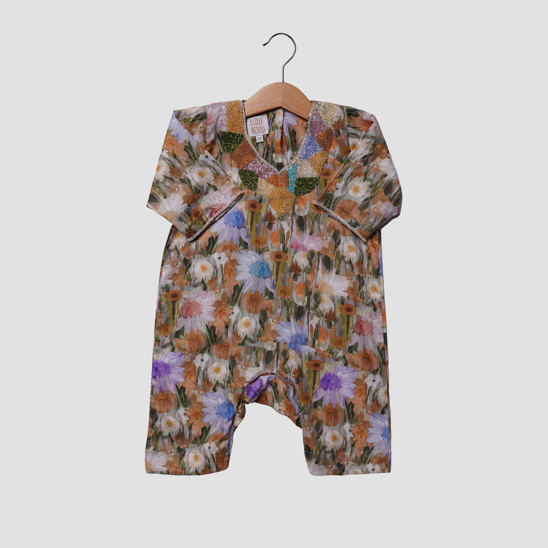 Jalabiya Onesie - Watercolor Collection - Beige